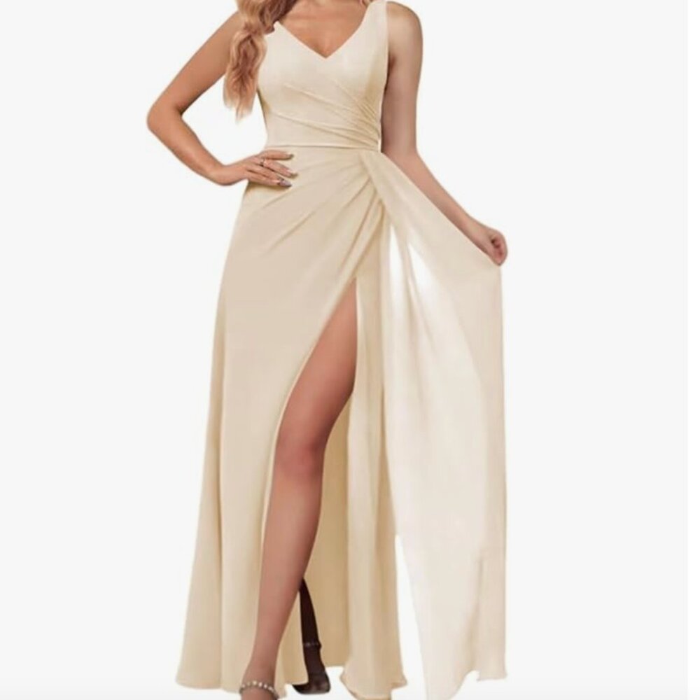 *New with Tags* Simple Wrap Bridesmaid Dress
